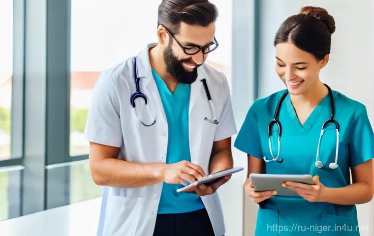 니제르 여행자 보험 필수 여부 - **Prompt:** "A middle-aged female traveler, appearing pale and fatigued, is comfortably resting on a...