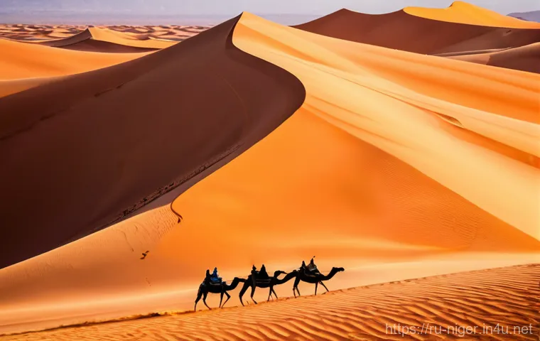 니제르에서 관광 비즈니스 기회 - **Prompt:** A vibrant scene depicting authentic Tuareg hospitality in the vast Sahara Desert. A Tuar... 니제르에서 관광 비즈니스 기회 - **Prompt:** A vibrant scene depicting authentic Tuareg hospitality in the vast Sahara Desert. A Tuar...