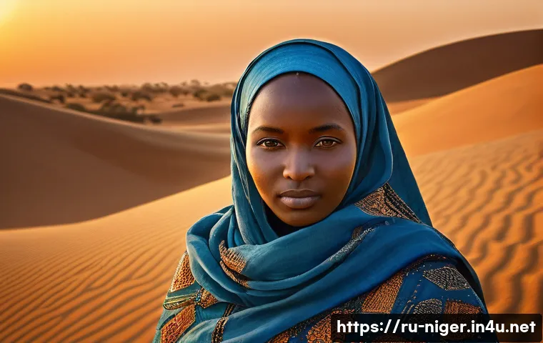 니제르의 주요 정치 이슈 - **Image Prompt 1: The Shifting Sands of Influence in Niger**
"A visually rich and symbolic depic...